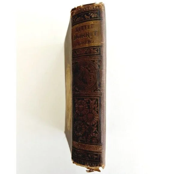 Little Dorrit Charles Dickens 1870s 1st Household Edition Victorian HC Book E65